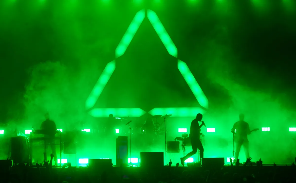Bastille 2018, lighting and production design by Rob Sinclair