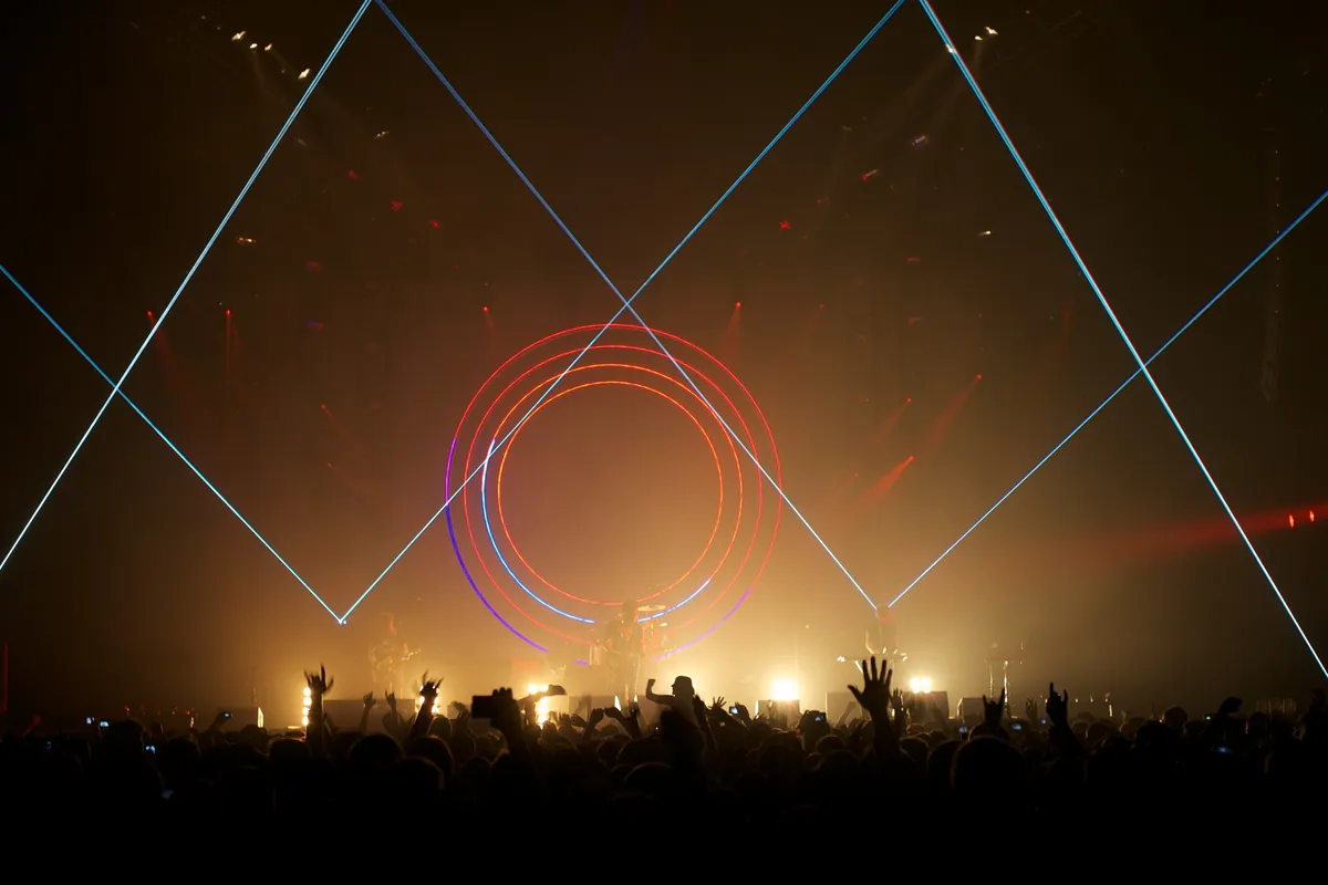 Bloc Party, lighting and production design by Rob Sinclair