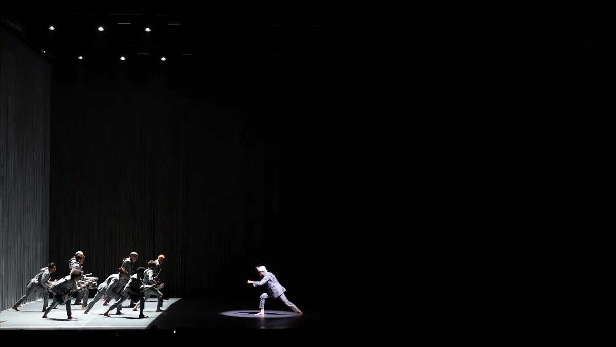 David Byrne, lighting and production design by Rob Sinclair