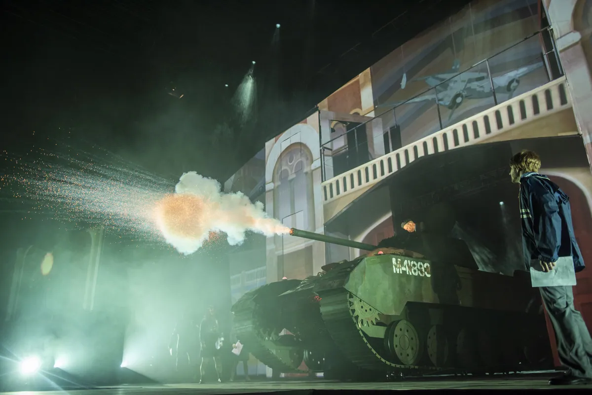 Grandpa's Great Escape Live, lighting and production design by Rob Sinclair