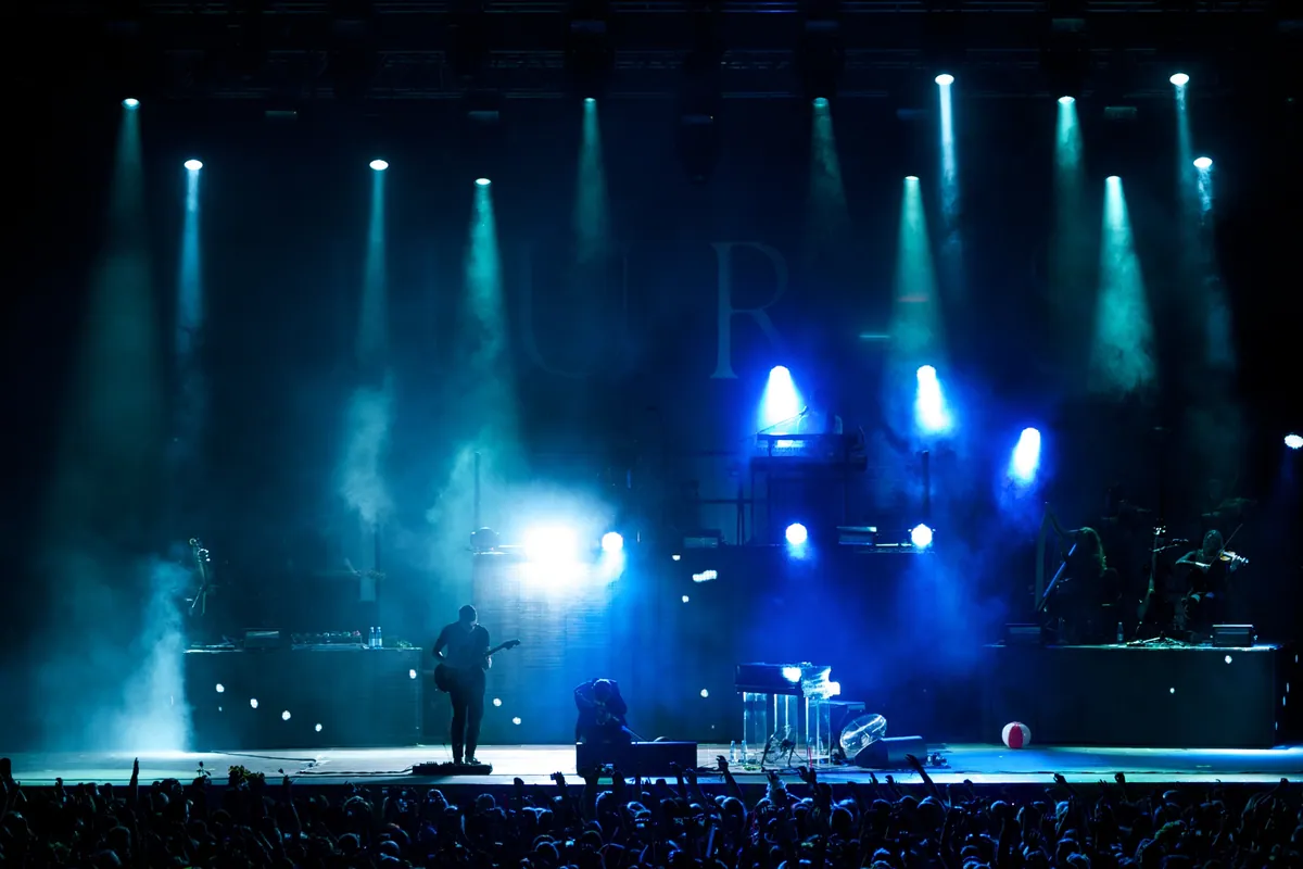 Hurts, lighting and production design by Rob Sinclair