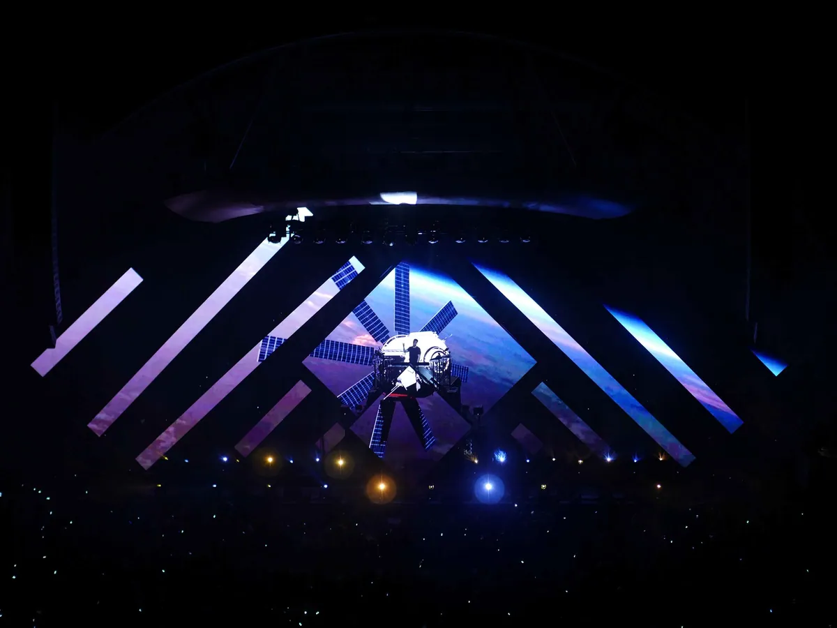 Kygo Hollywood Bowl, lighting and production design by Rob Sinclair