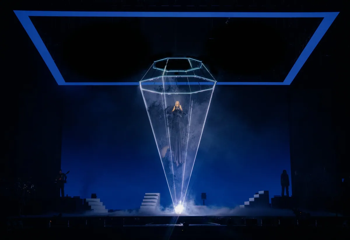 Kylie Minogue Tension Tour, lighting and production design by Rob Sinclair