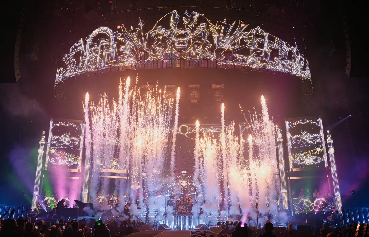 Queen + Adam Lambert 2023, lighting and production design by Rob Sinclair