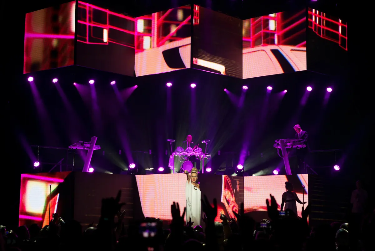 The Human League, 2016, lighting and production design by Rob Sinclair